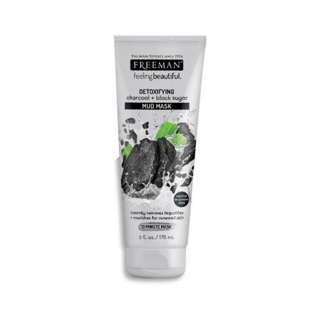 Freeman Polishing Charcoal And Black Sugar Gel Mask And Scrub