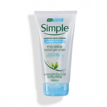 Simple Water Boost Micellar Facial Gel Wash (150ml)