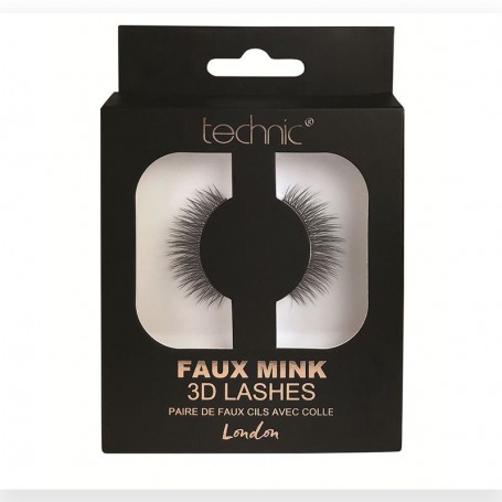 Technic Faux Mink 3D False Lashes London