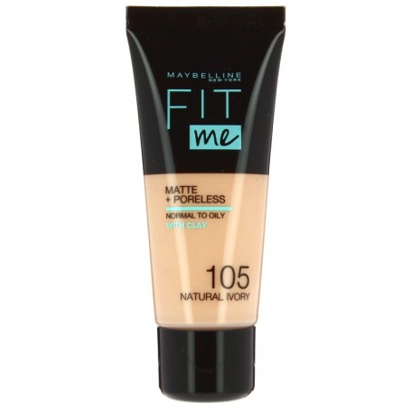 Maybelline Fit Me Matte & Poreless Foundation 105 Natural Ivory 30 ml
